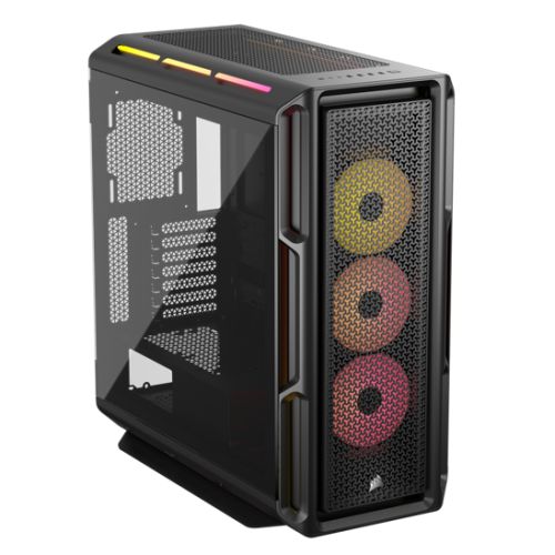 Corsair iCUE LINK 5000T LX RGB Gaming Case w/ Glass Side, E-ATX, 3x RGB Fans & iCUE LINK Hub, RGB Light Strips, USB-C, Asus BTF Compatible, Black Corsair iCUE LINK 5000T LX RGB Gaming Case w/ Glass Side, E-ATX, 3x RGB Fans & iCUE LINK Hub, RGB Light Strips, USB-C, Asus BTF Compatible, Black